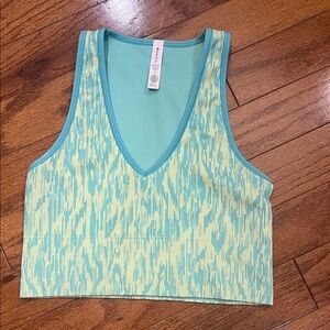 *A* Athleta Aurora Ribbed Crop Tank Ribbed Medium
